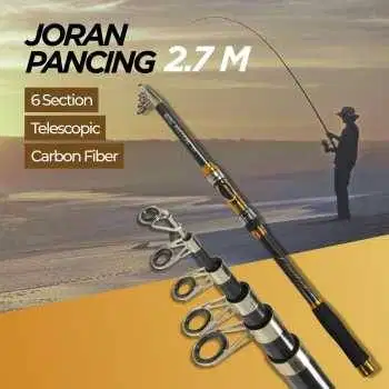Joran Pancing Antena Portable Carbon Fiber Rod 2.7M 6