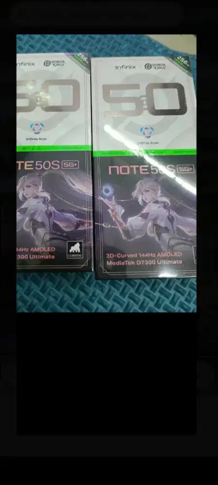 Infinix note 50S 5G plus layar lengkung