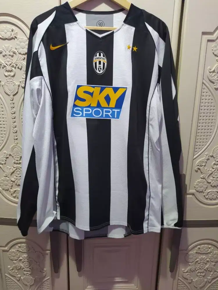 Jersey JUVENTUS home 2004/2005 long shirt kaos bola original