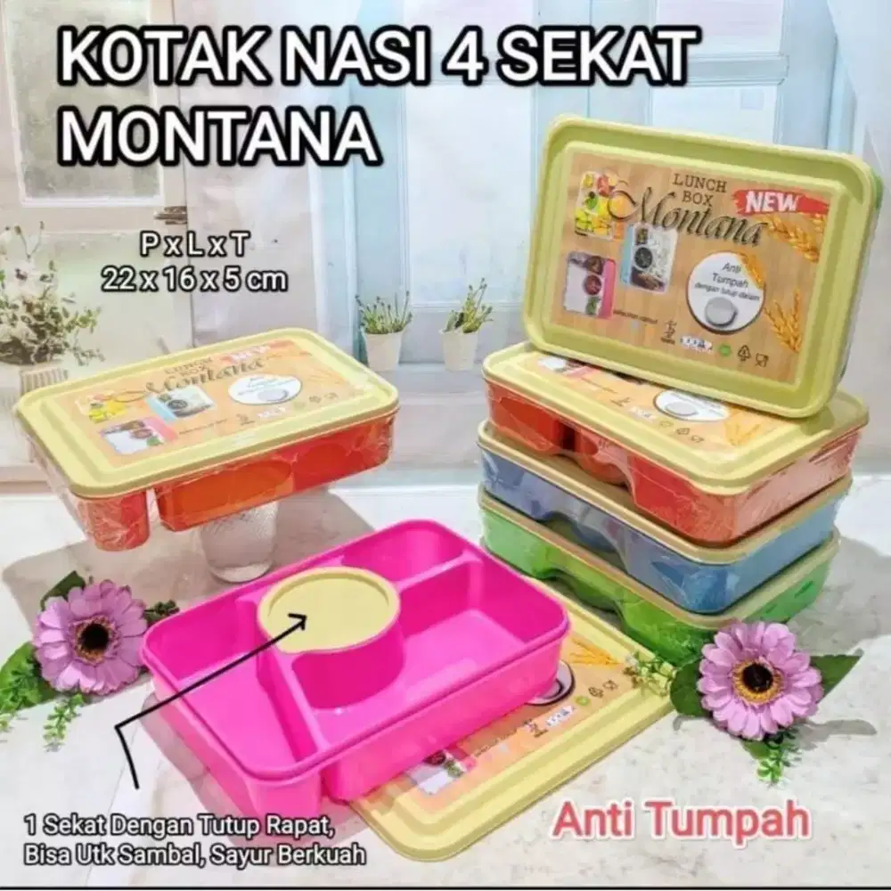 Lunch Box Montana 4 Sekat*