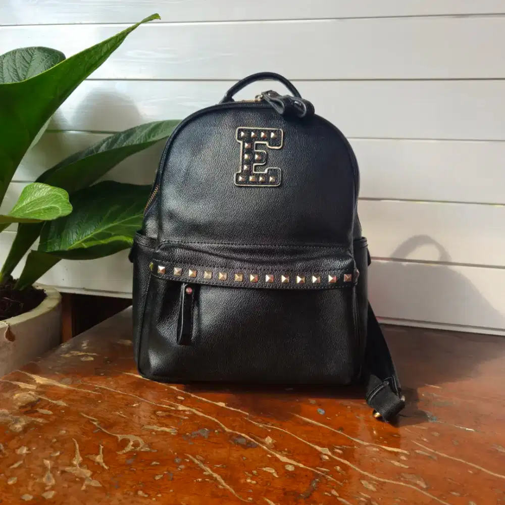 TAS RANSEL WANITA BRANDED BAHAN KULIT ASLI