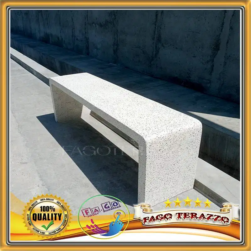 Bangku Taman Teraso | Kursi Terazzo handmade new rilis original