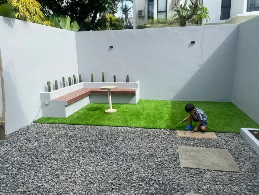 Bangku taman/taman minimalis