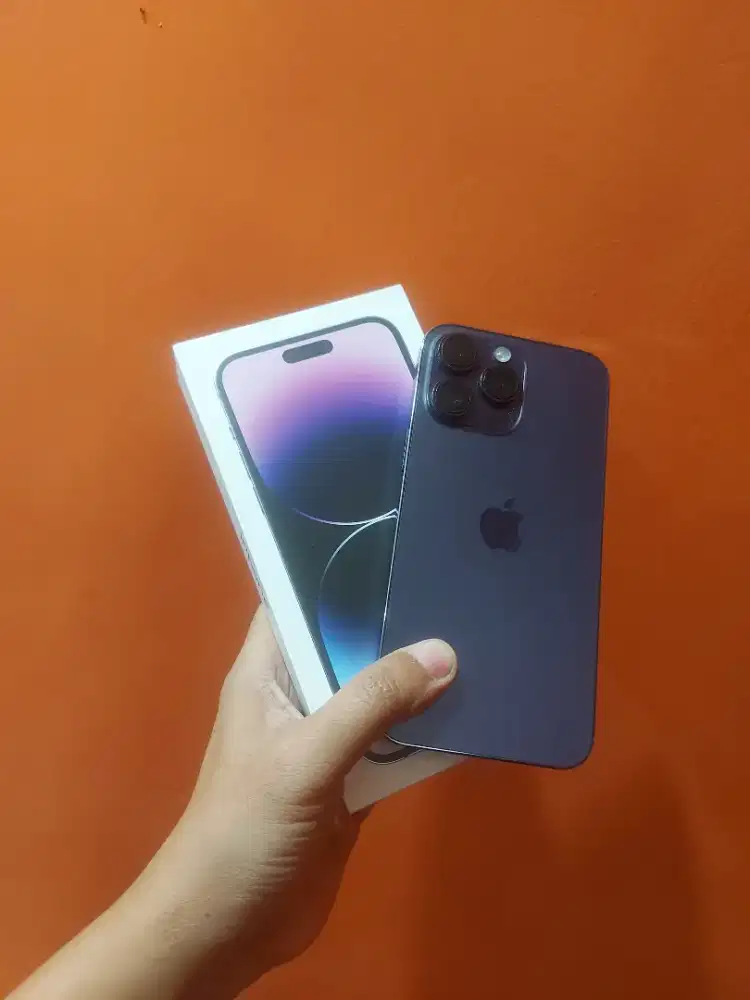 Iphone 14 PRO MAX 128GB Resmi iBox PA/A BH86% 1tangan dr baru NOMINUS.
