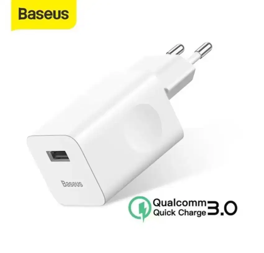 Adapter Charger IPhone Samsung Basesus 24watt Qualcomm