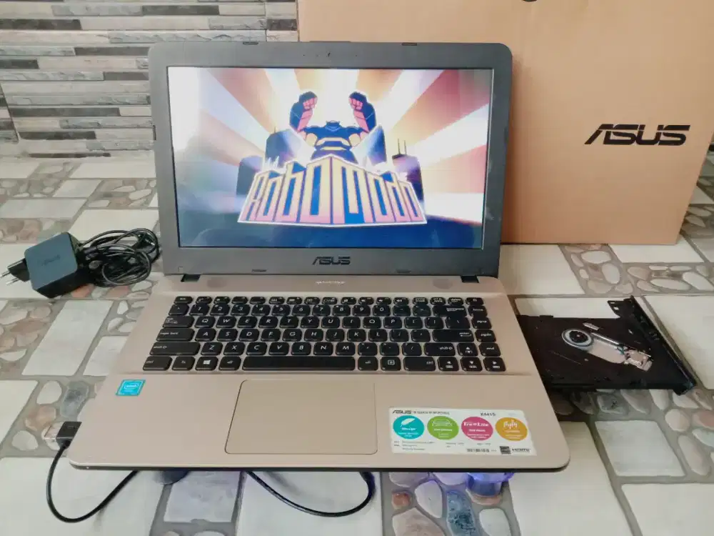 Laptop ASUS Slim + Batre AWET + BONUS Ram 4 Gb + FULLSET Dus + Tawar