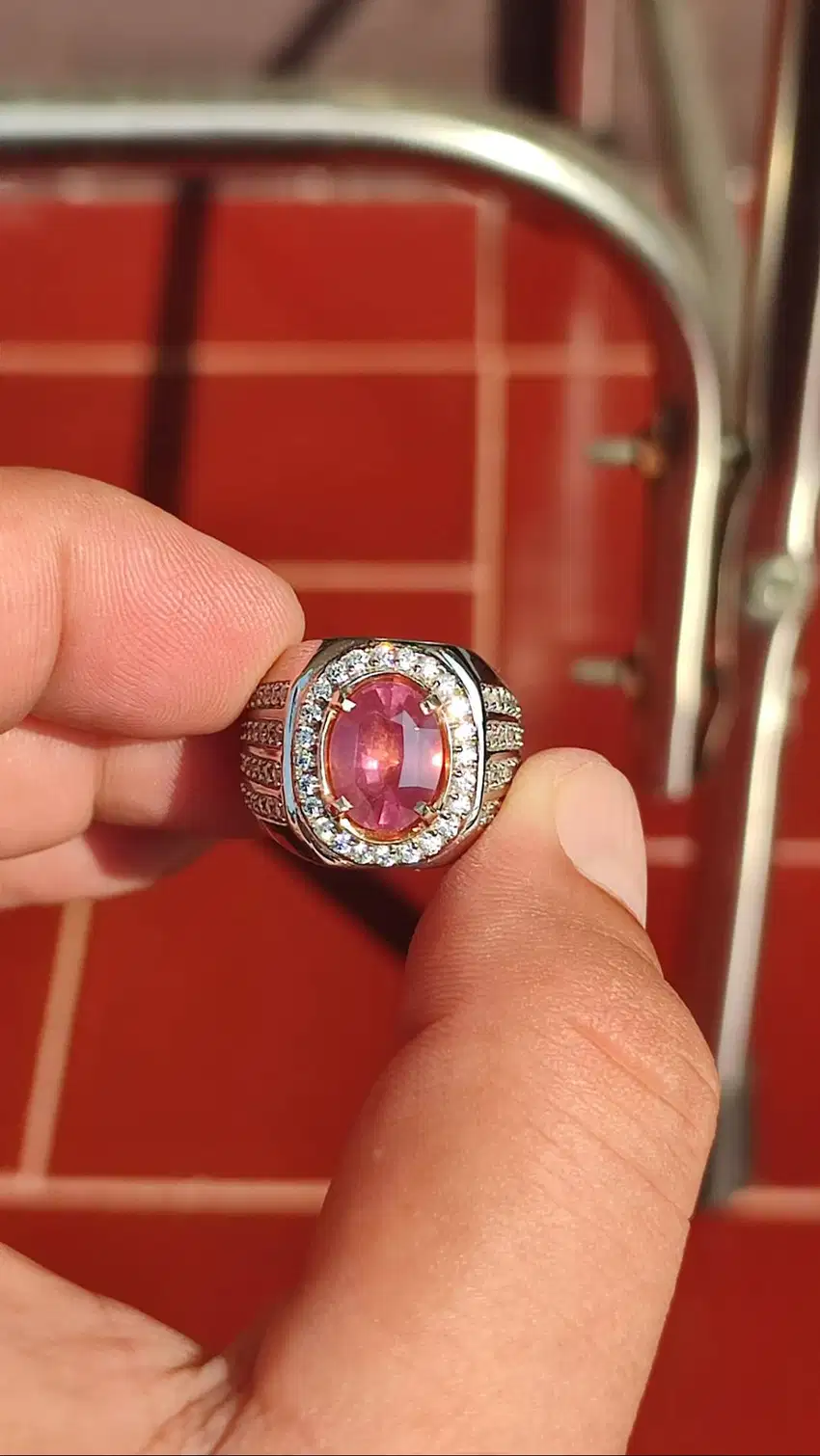 NATURAL P.PINK SPINEL 3.60 CTS CLEAN GOOD LUSTER