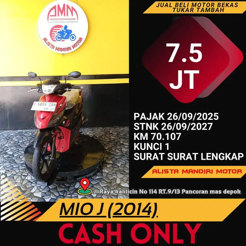 MIO J 2014 SS LENGKAP Pajak ON