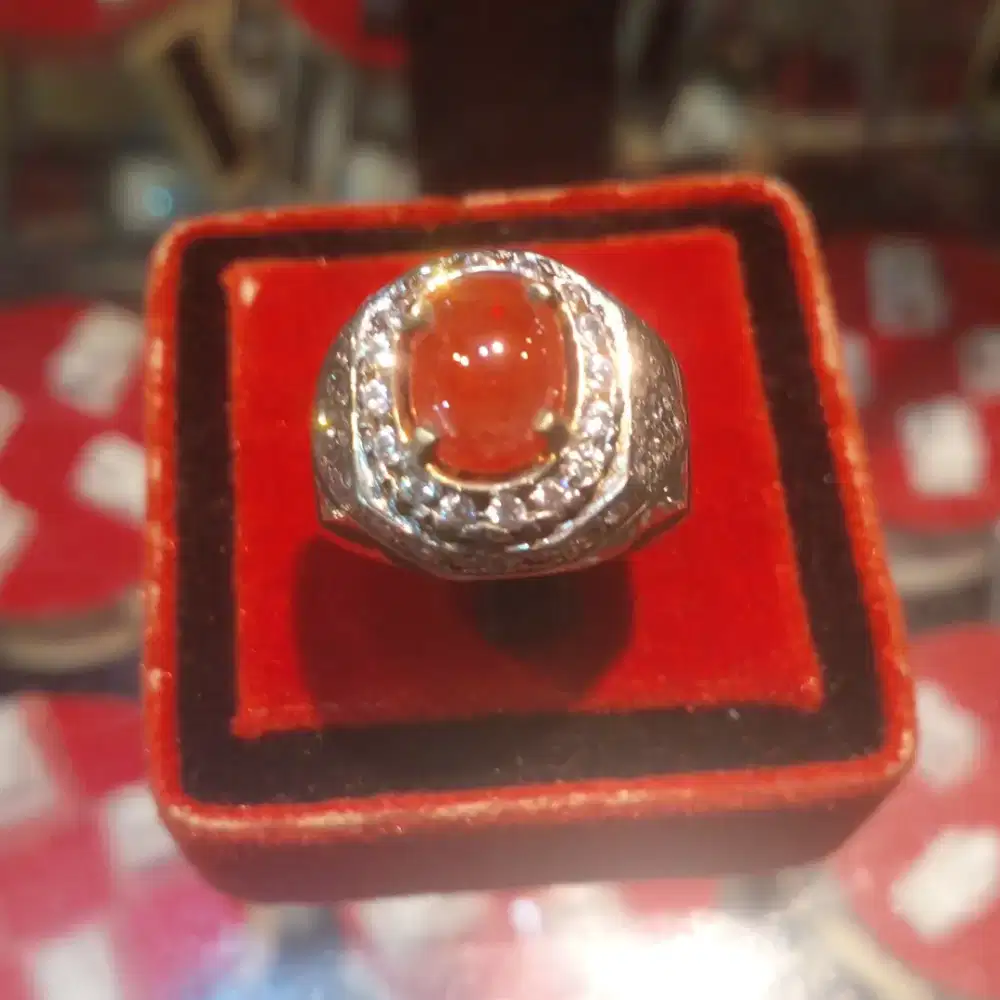 Natural orange sapphire