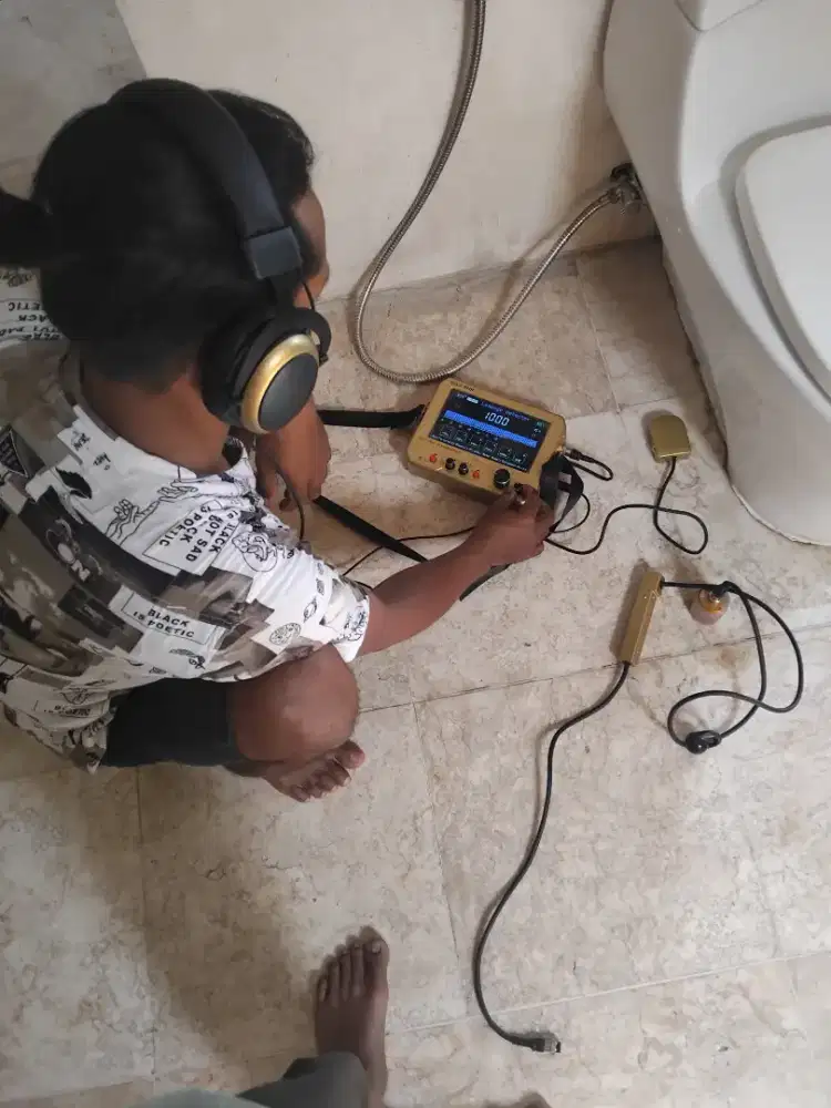 Deteksi pencari titik bocor pipa air tak terlihat