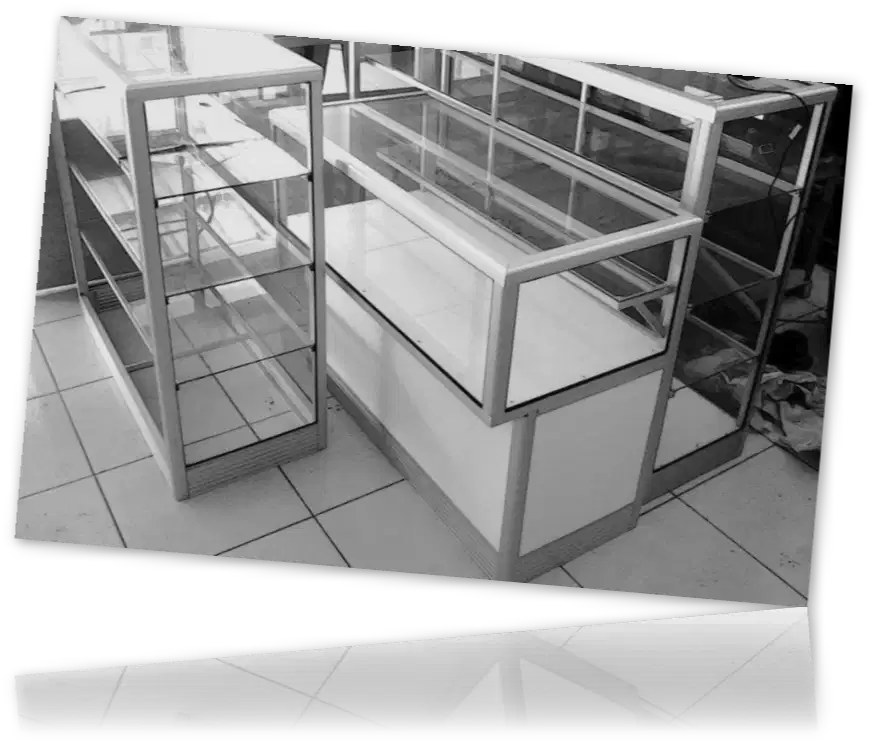 Etalase Kaca - Rak Kaca