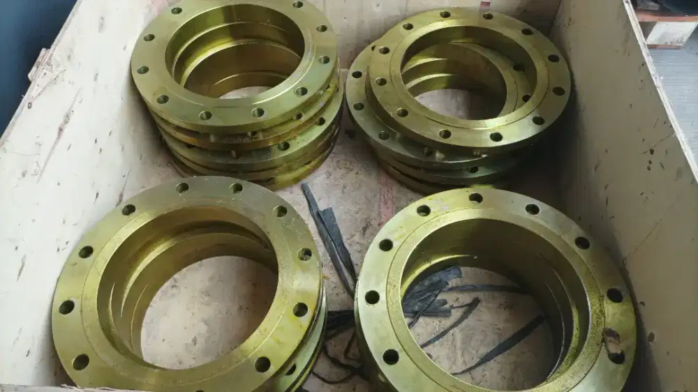 New, Fitting, flange, pipa, valve besi dan stenlis