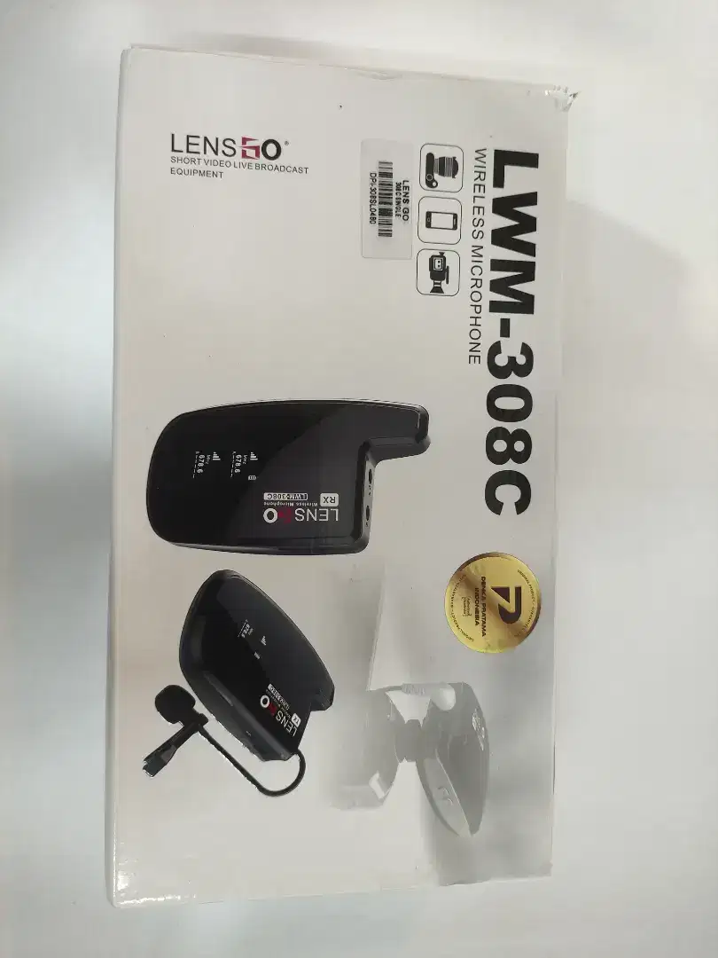Lensgo Lwm 308c Clip on mic wireless single mic