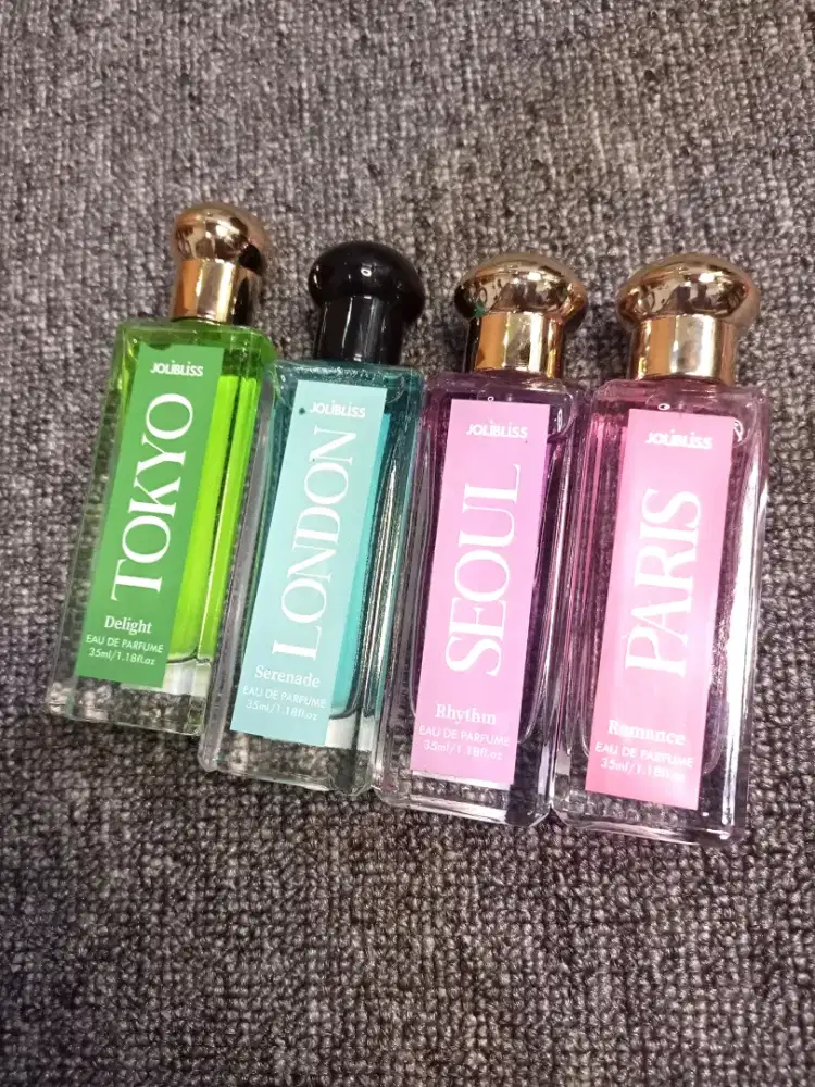 Sale 4 botol Parfum pria dan wanita  wangi enak murah tahan 3-4 jam