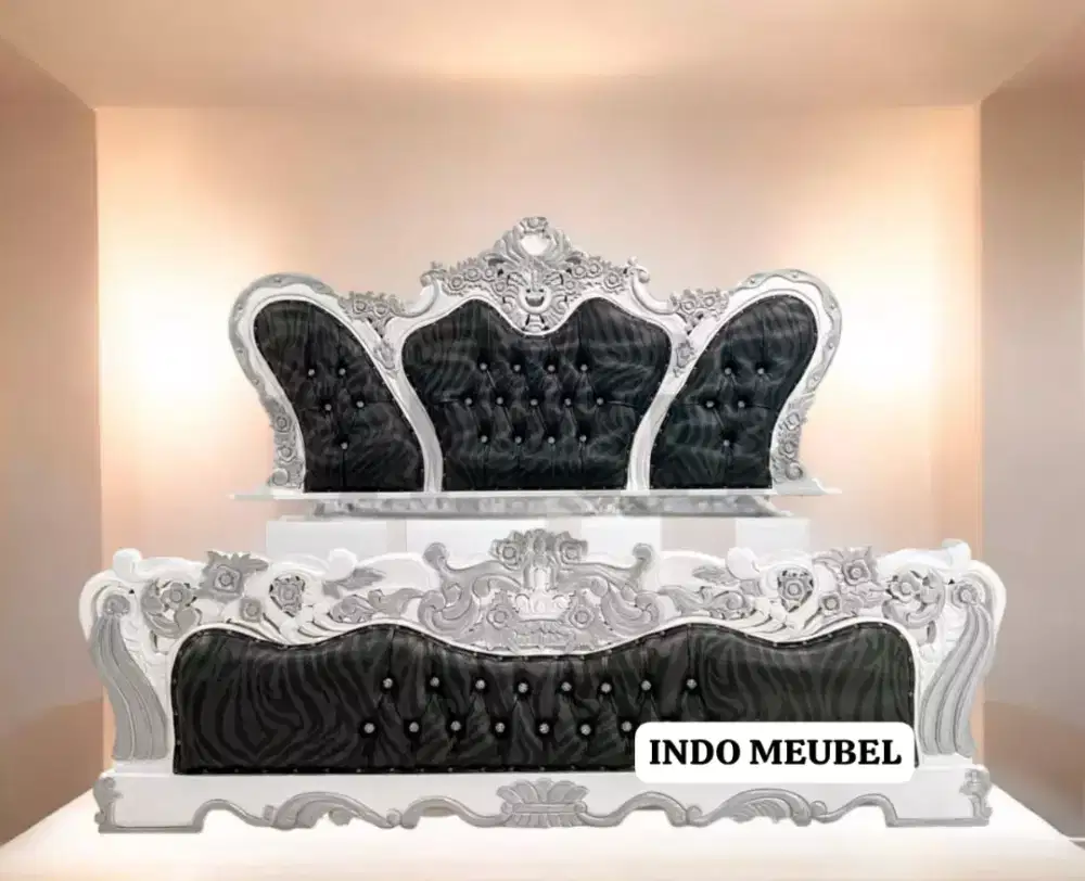 SET DIVAN SANDARAN KAYU MEWAH DAN BERKUALITAS NEW MODERN