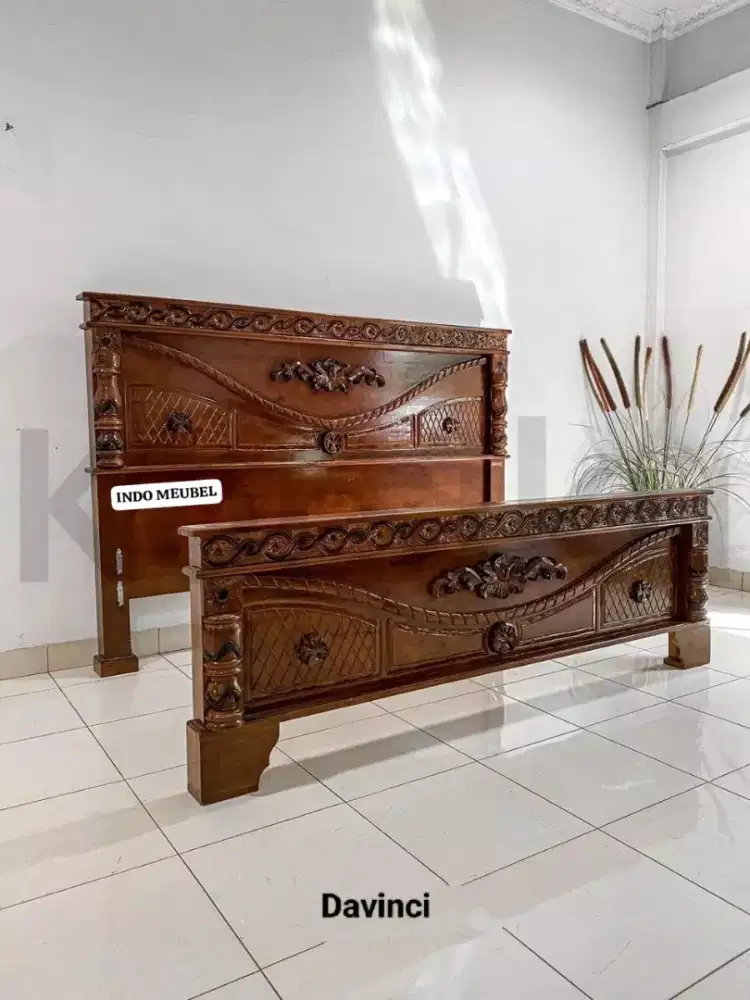 SET DIVAN SANDARAN KAYU JATI UKIR, KAYU MAHOGANI, KAYU MINDI MODERN
