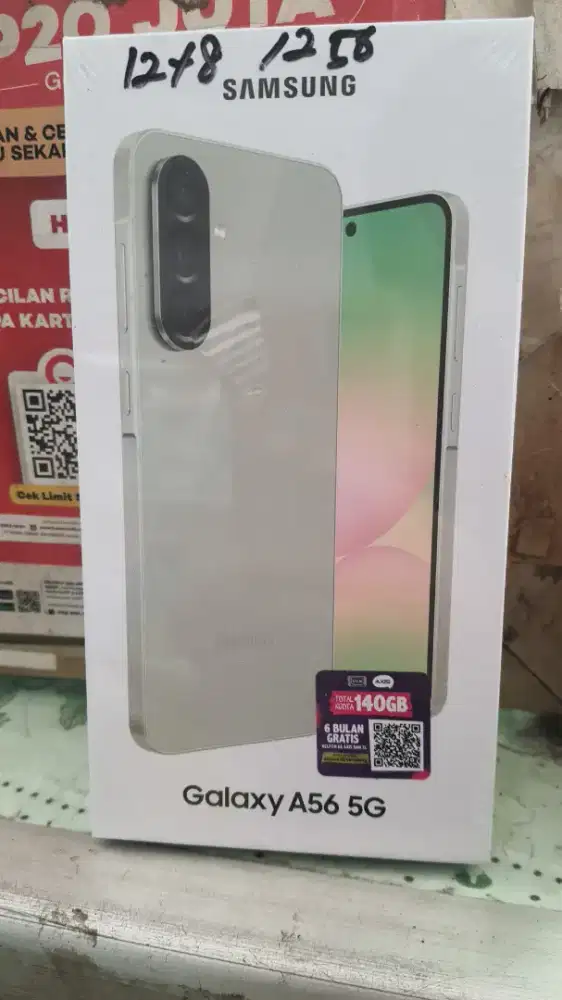 NEW SEGEL HP SAMSUNG GALAXY A56 5G 12/256GB GARANSI RESMI SEIN