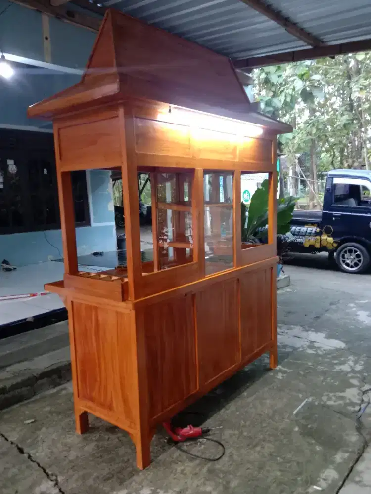 Gerobak Mieayam Bakso joglo free ongkir COD