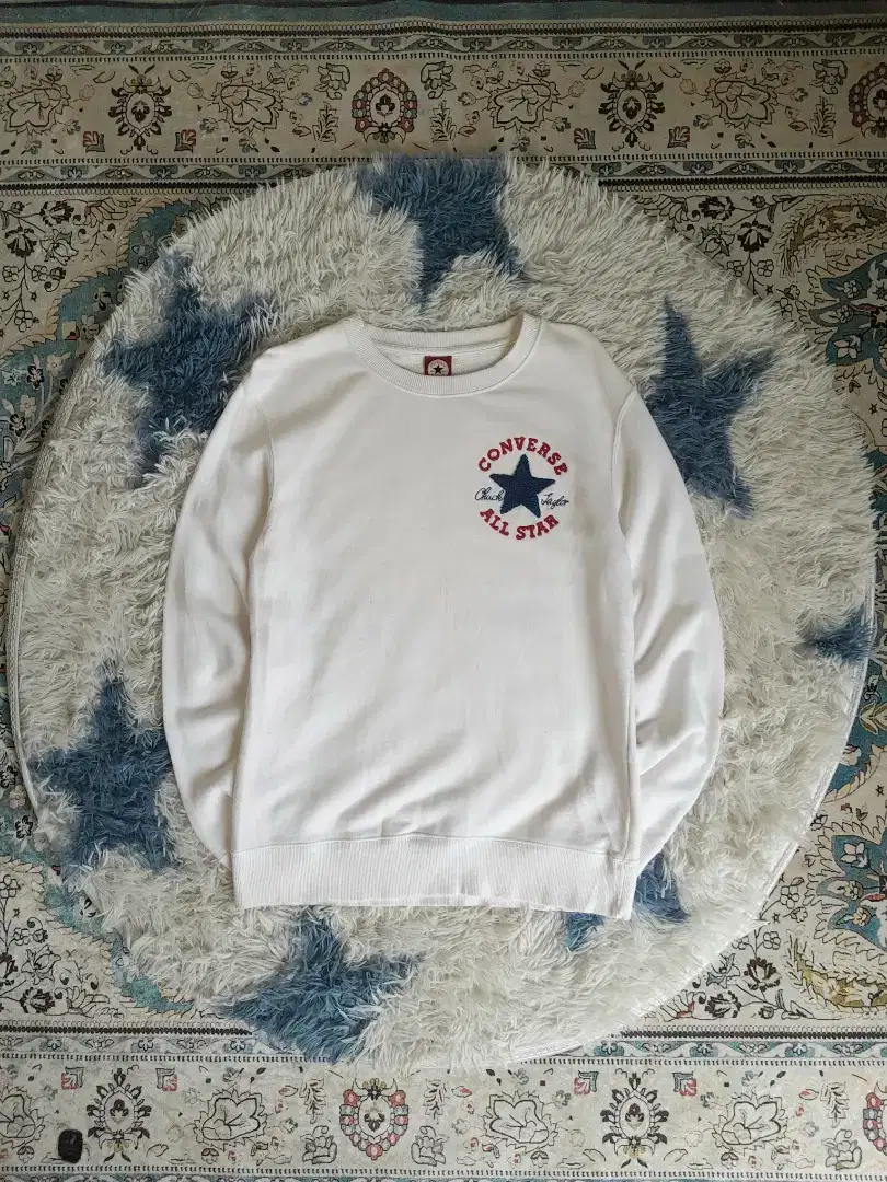 Crewneck Converse All Star Putih Original