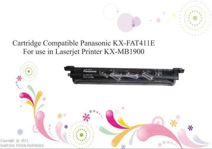 Cartridge Compatible Panasonic KX-FAT411E For use in KX-MB Berkualitas