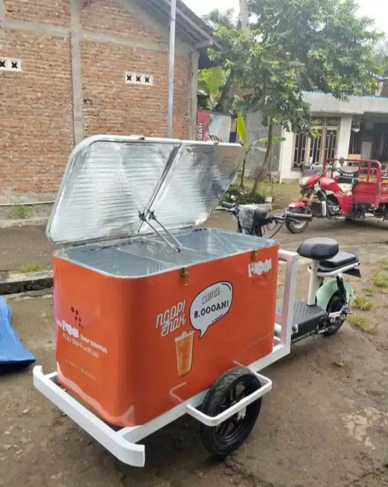 Gerobak kopi motor listrik