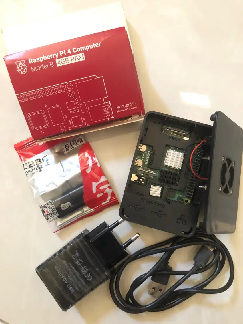 Raspi | Raspberry Pi 4 Model B – 4GB RAM | Full Set Lengkap Siap Pakai