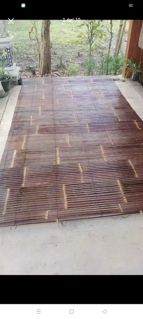Tampias tirai bambu