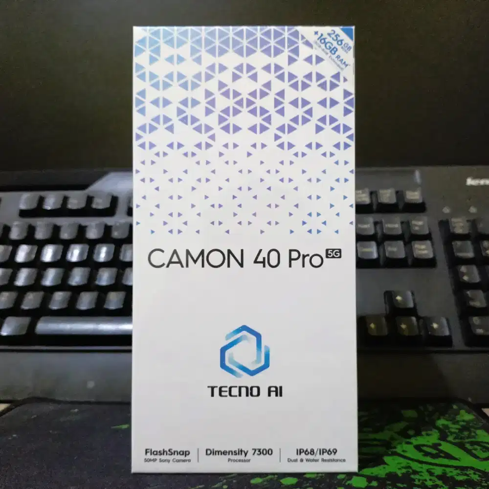 Tecno Camon 40 Pro 5G Ram 8/256 GB Segel Garansi Resmi