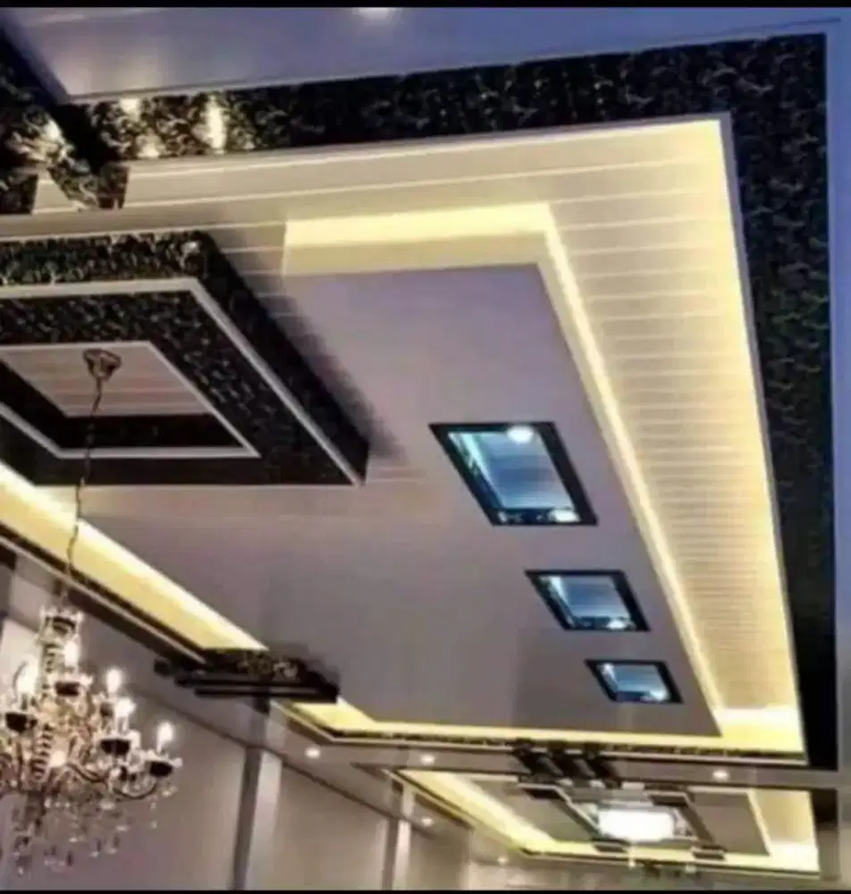 furnitur dan dekorasi rumah anda dngn design interior plafon pvc mewah