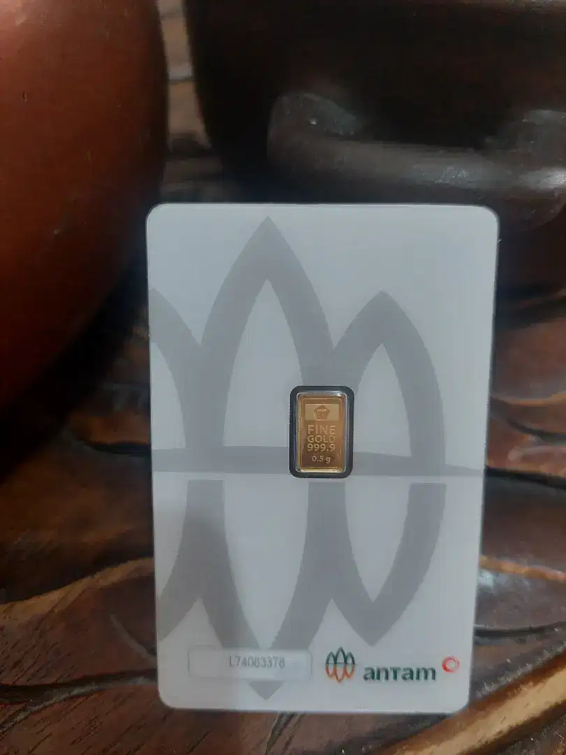 Jual Logam Mulia Antam 0.5gr tahun 2025 (Certicard, Redmark)