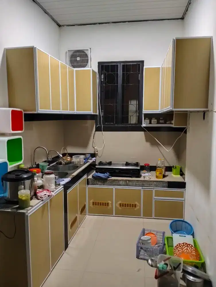 Kitchen set minimalis, frame alumunium + ACP