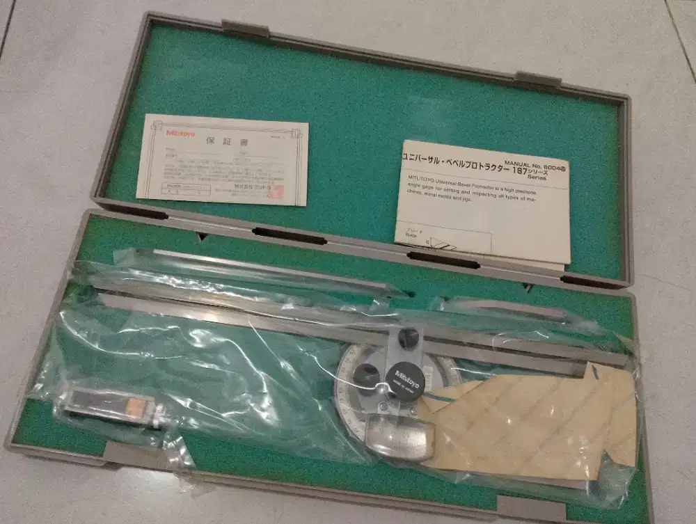 Mitutoyo protractor bevel busur