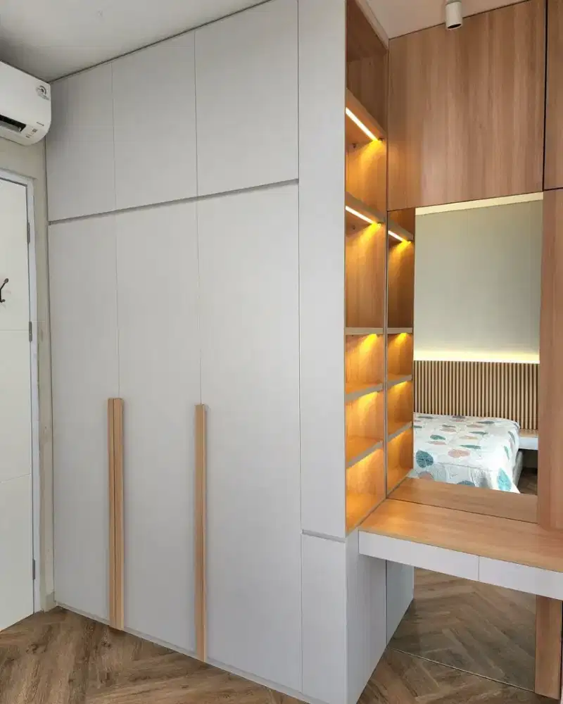 lemari pakaian minimalis custom