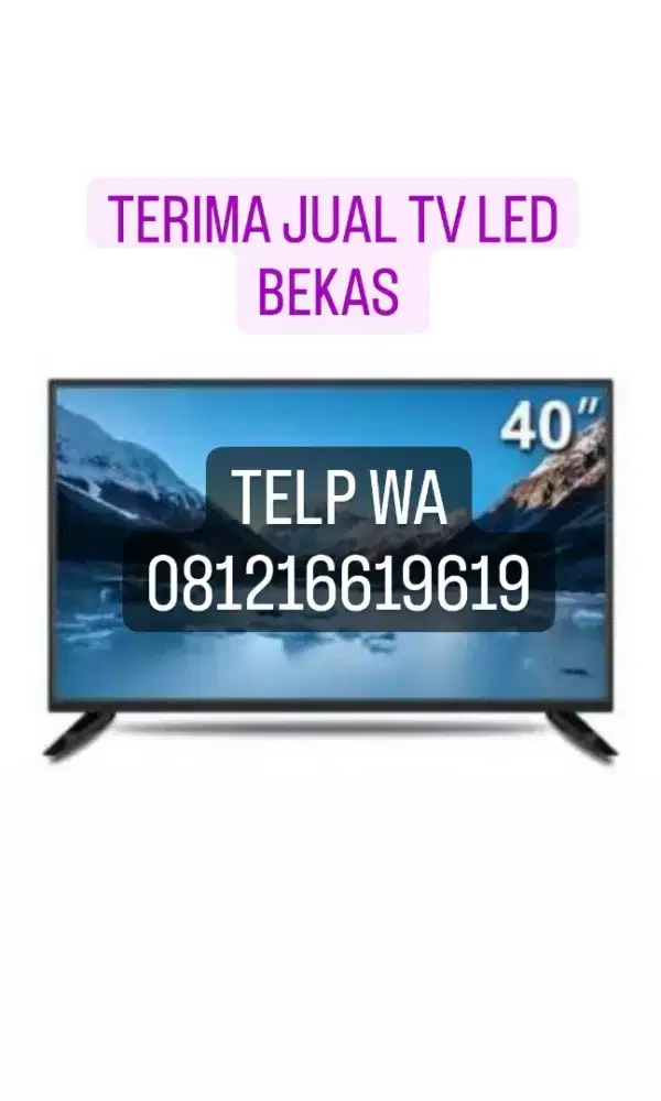 Terima jual Tv bekas
