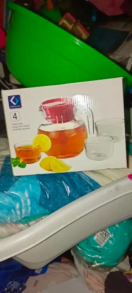 Satu set teko + 3 gelas