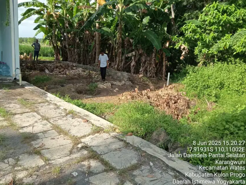 Jual tanah mangku jln. Daendeles Wates Kp
