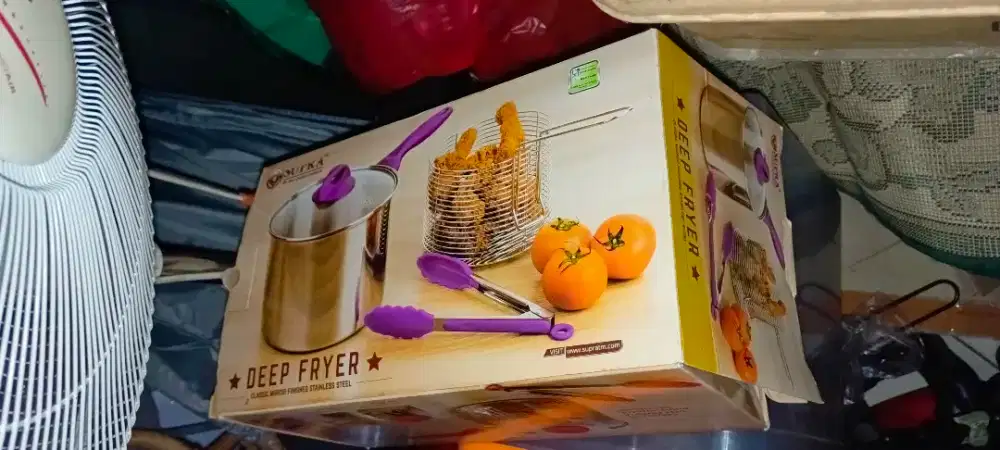 Satu set Deep fryer merek supra