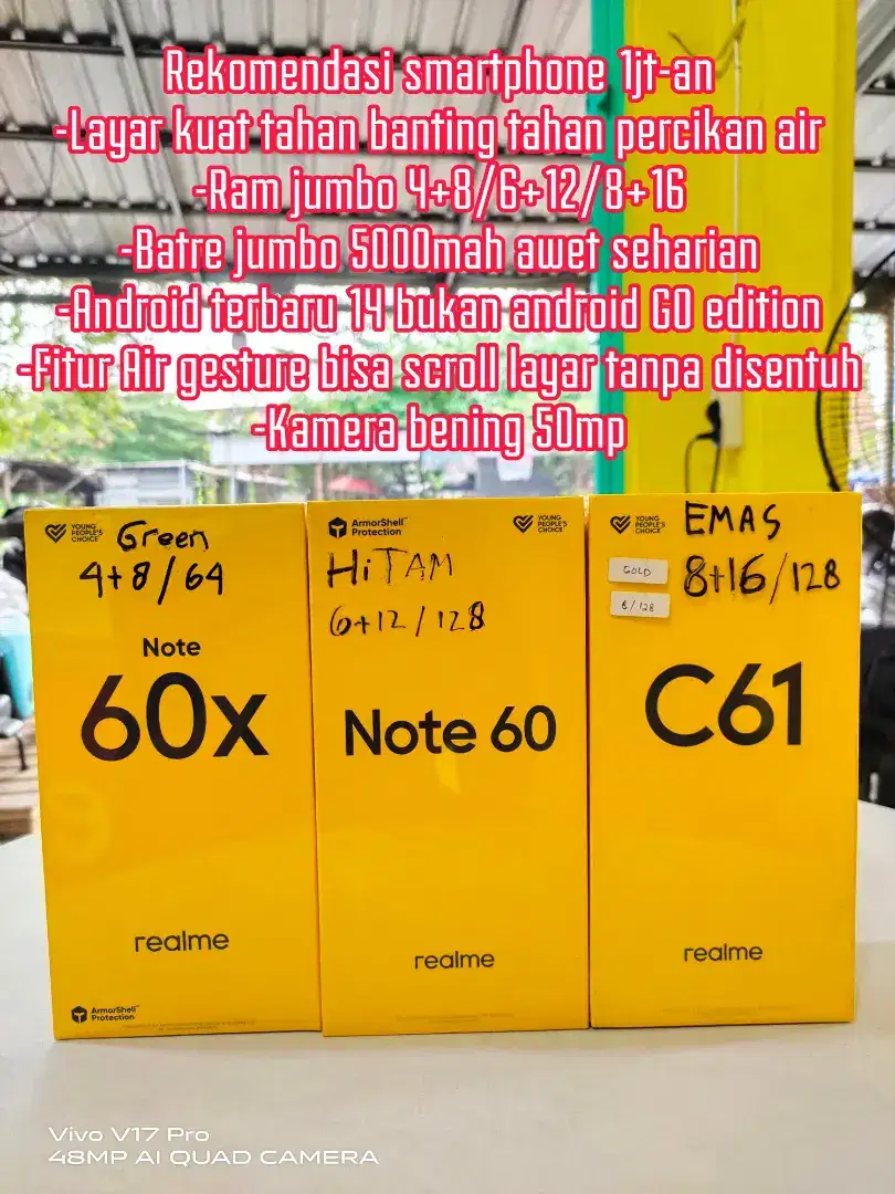 Realme note 60 series termurah new segel