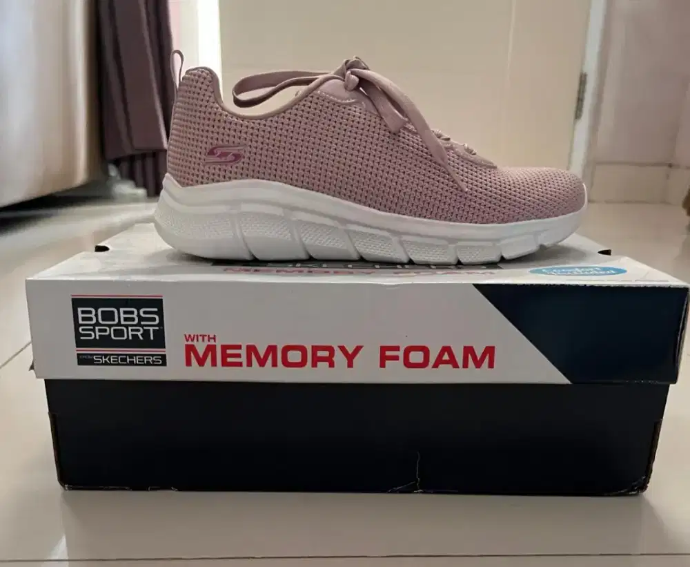 Sepatu Skecher Bobs Memory Foam Ori 38
