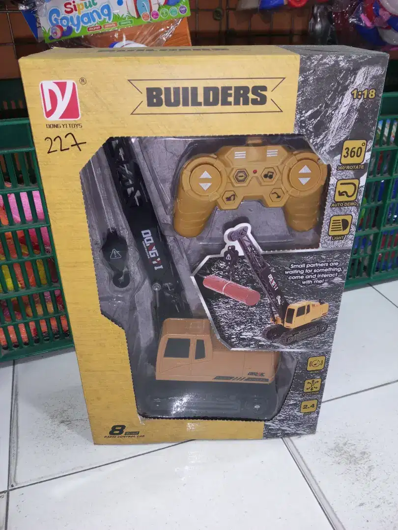 Promo!!! Mainan Anak Remot Control Crane Cas