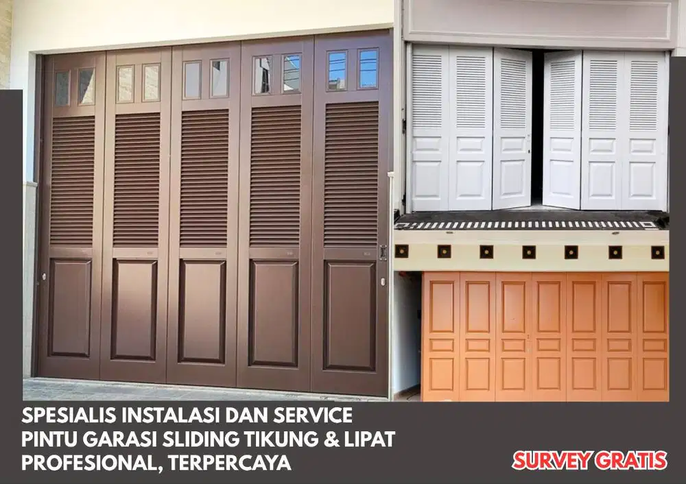 Pintu Garasi Sliding & Lipat Henderson pintu garasi modern berkualitas