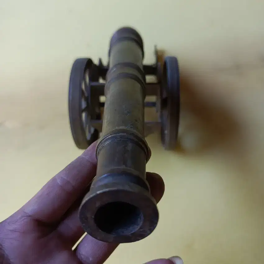 Miniatur meriam berat 2kg jadul kuno dan antik