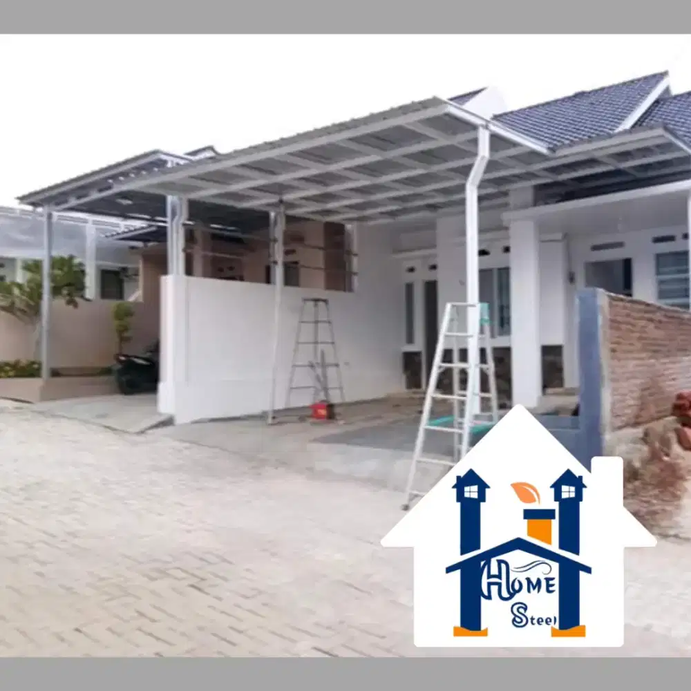 Kanopi besi minimalis modern terbaru