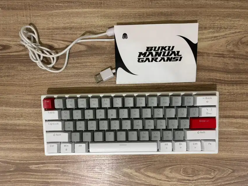 Digital Alliance Keyboard Gaming Meca 6 GREY WHITE RGB LED Colors