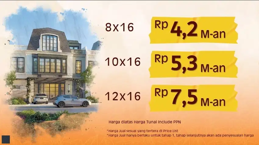 Bellefont the new cluster at the spring summarecon serpong 3 lantai