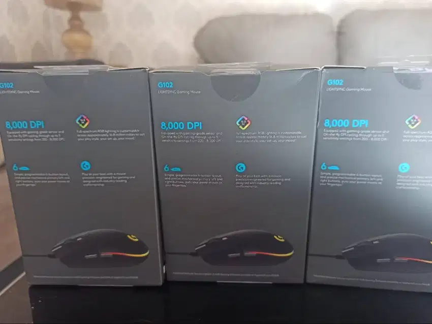 MOUSE LOGITECH G102 LIGHTSYNC