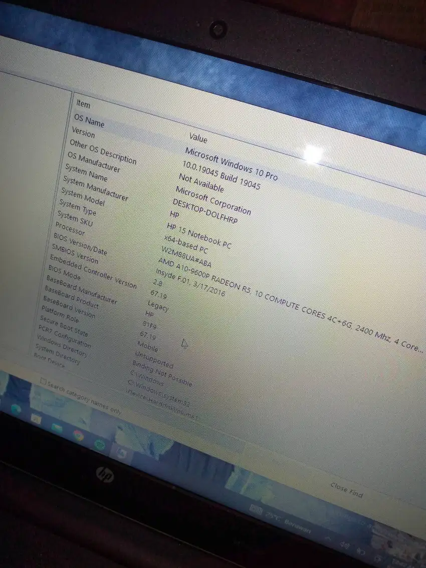 jual laptop bekas merek HP