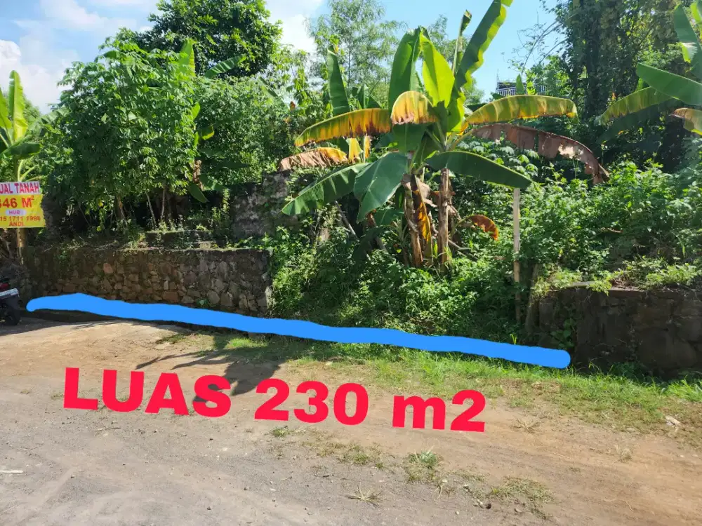 Jual Tanah Luas 230M2 daerah Jatingaleh