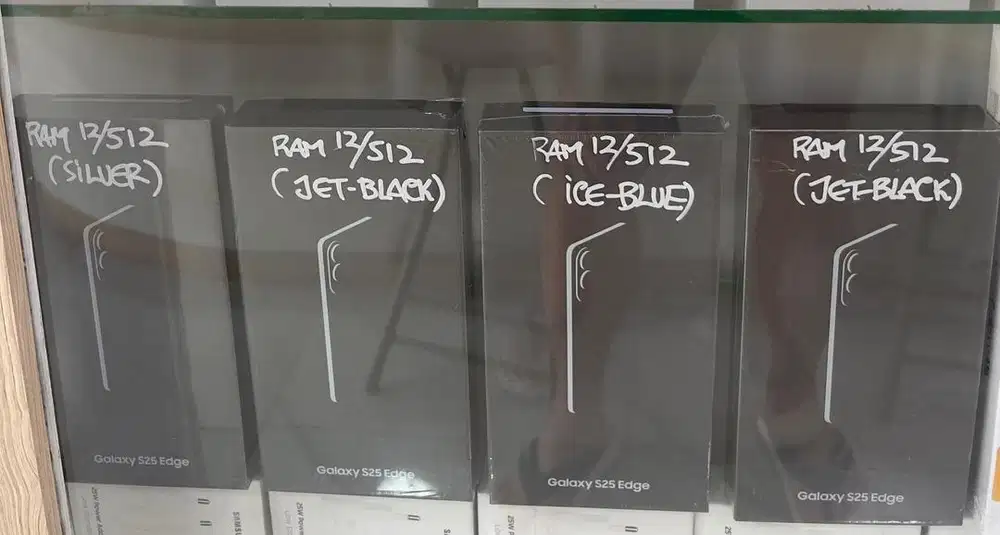 Baru...Samsung Glxy S25 Edge 5G 12/512 Grs Resmi (JetBlk,Blue,Silver)
