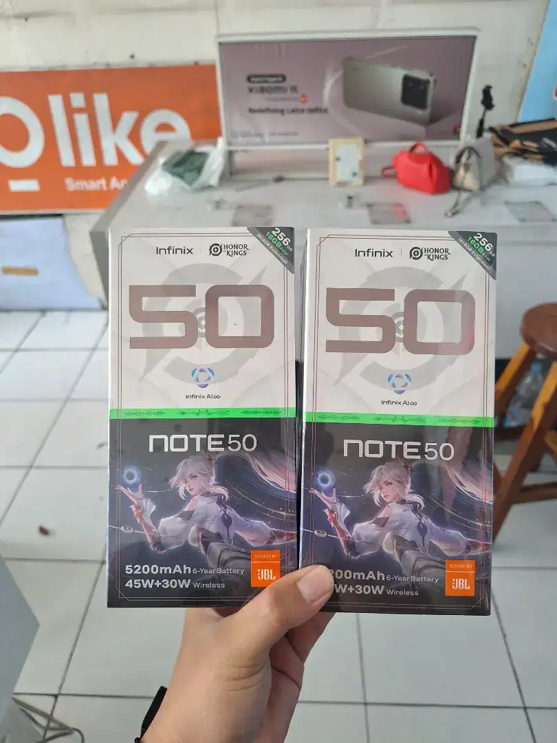 Infinix Note 50 8/256 Garansi Resmi 12 Bulan